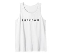 Liberté Minimaliste Déclaration Liberté Droits Indépendance Débardeur