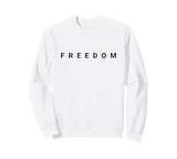 Liberté Minimaliste Déclaration Liberté Droits Indépendance Sweatshirt