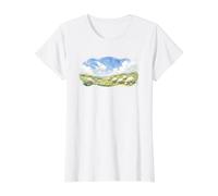 Liberté ou Flocage ? T-Shirt Graphique avec Valeur, Femme, Blanc, L