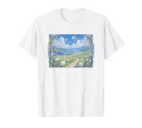 Liberté ou Flocage ? T-Shirt Graphique avec Valeur, Homme, Blanc, XL