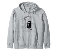 Liberté pour Le Chat de Schrödinger Un Chat drôle Qui Dit Nerd Sweat à Capuche
