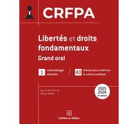 Libertés et droits fondamentaux 2025-2026 - Grand oral CRFPA 31ed - Rémy Cabrillac - Dalloz - broché - Scolaire / Universitaire