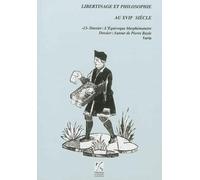 Libertinage et philosophie 13 - Anthony McKenna - Publ.de St-Etienne - broché - Essai