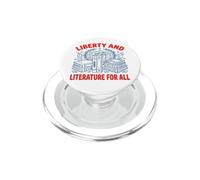 Liberty and Literature for All Reading USA PopSockets PopGrip pour MagSafe
