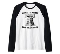 Liberty Bell Vient à Philly for The Crack Manche Raglan