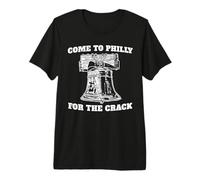 Liberty Bell Vient à Philly for The Crack T-Shirt Haut de Gamme