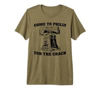 Liberty Bell Vient à Philly for The Crack T-Shirt Haut de Gamme