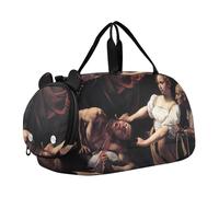 Liberty Delacroix Sac de sport pour enfant Motif peinture française, Caravage Judith décapitation Holopherne, Classique