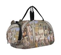 Liberty Delacroix Sac de sport pour enfant Motif peinture française, Raphael peinture Feu dans Borgo, Classique