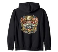Liberty First, Toujours Depuis 1776, Eagle Flag Bell, American USA Sweat à Capuche