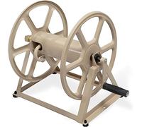 Liberty Garden Dévidoir de Tuyau Mural ou au Sol en Acier 709, Peut contenir 61 m de Tuyau de 1,6 cm, Marron Clair, 45 x 56 x 38 cm