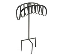 Liberty Garden Products 647 Crèche 38,1 m Capacité à trois points support de tuyau d'arrosage en acier Noir
