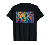 Liberty on The Court - Art Amusant de Basket-Ball Portable T-Shirt