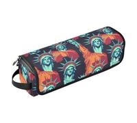 Liberty Pattern Organiseur 2 en 1 pour outils de cheveux avec tapis amovible résistant à la chaleur, étui de transport double couche pour fer à lisser, fer à friser, sèche-cheveux, organiseur portable