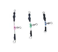 LIbgiubhy 1. Connecteur pivotant à roulement lisse avec perles anti-enchevêtrement rapide pour pêcheurs, émerillons de pêche faciles à utiliser avec perles colorées