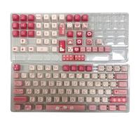 LIbgiubhy 126 touches Touches Hauteur DYE SUB Touches Capuchon de touche pour 61/87/96/98/104/108 Clavier mécanique Ours en chocolat Thèmes
