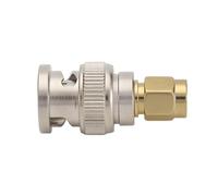 LIbgiubhy Adaptateur BNC en métal pour connecteurs de signal BNC mâle vers femelle pour la transmission du signal