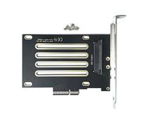 LIbgiubhy Adaptateur de cartes d'extension PCIE vers SFF-8639 PCIe pour PC de bureau