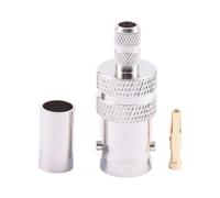 LIbgiubhy Adaptateur de signal BNC C K3 BNC C K3 mâle vers femelle pour ordinateur et bureau. Utilisez la tête BNC