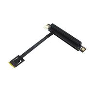 LIbgiubhy Adaptateur d'extension PCIe 16X - Rotation à 270 degrés - Testeur PCIe - Installation facile