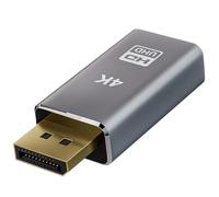 LIbgiubhy Adaptateur HDTV vers DisplayPort 4K actif HDTV femelle vers DisplayPort mâle Adaptateur haute vitesse pour bureau