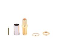 LIbgiubhy Adaptateur SMA femelle à sertir vers câble coaxial LMR240 pour connexion d'antenne sécurisée