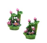 LIbgiubhy Aquariums Handicrafts Lotus Artificiel Plante Décorations pour aquariums Fournitures Art Mer Décorations