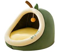 LIbgiubhy Avocat Tente pour animal domestique Lit pour chien auto-chauffant lavable en machine Lit grotte