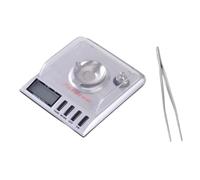 LIbgiubhy Balance numérique précise au milligramme 20 G/0 001 G Balance numérique pour bijoux Balance numérique avec poids d'étalonnage Pince à épiler