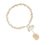 LIbgiubhy Bijoux de plage élégants faits à la main - Collier en coquillages - Accessoires marins pour femme - Convient pour les fêtes quotidiennes