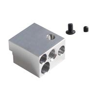 LIbgiubhy Bloc chauffant Hot End résistant aux hautes températures pour extrudeuse SV07 Durable Bloc chauffant en métal
