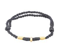 LIbgiubhy Bracelet réglable avec perles dorées et cordon rouge pour l'amitié, tissé à la main, accessoire de Nouvel An