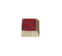 LIbgiubhy Capuchon de touche en métal Symbole chinois traditionnel en alliage pour claviers mécaniques Capuchon de touche remplace 1 pièce