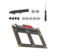 LIbgiubhy Carte adaptateur double SFF8639 vers PCIE 8X 8639 vers PCIExpress 8X pour ordinateur
