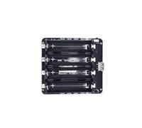 LIbgiubhy Carte de développement compatible 18650 - Support de batterie avec 4 emplacements et fonctions de sécurité - Boîtier de batterie en plastique