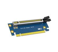 LIbgiubhy Carte d'extension PCIE-16X à 90 degrés - Adaptateur PCIExpress 16X flexible avec boîtier de protection pour les mises à niveau de PC