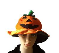 LIbgiubhy Chapeau de citrouille d'Halloween Cosplay Chapeau de citrouille en feutre Chapeau de fête pour adulte Chapeau de festival