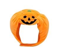 LIbgiubhy Chapeau décoratif doux et confortable pour animaux de compagnie Motif citrouilles pour photos et fêtes