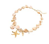 LIbgiubhy Collier de plage en acier inoxydable à longueur réglable - Accessoires élégants pour elle, taille unique, Comme décrit, Comme décrit.