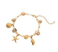 LIbgiubhy Collier de plage en acier inoxydable à longueur réglable - Accessoires élégants pour elle, taille unique, Comme décrit, Comme décrit.