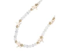 LIbgiubhy Collier réglable en forme d'étoile de mer avec pendentif en perles pour diverses occasions