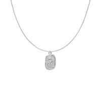LIbgiubhy Collier sophistiqué avec pendentif en forme de tulipe en relief - Chaîne réglable
