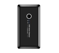 LIbgiubhy Commutateur USB 3.0 - 2 ordinateurs - 4 appareils USB - Pour imprimantes, claviers, scanners, PC