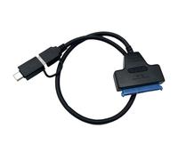 LIbgiubhy Convertisseur de disques durs vers USB 3.0 pour un transfert de données sécurisé sur 2 disques durs de 5"