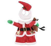 LIbgiubhy Costume de bonnet de Noël pour chien - Costume de Noël - Costume de festival à thème - Vêtements de fête pour chat et chien - Cosplay