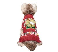LIbgiubhy Costume de Noël pour chats et chiens avec nœud papillon Mode Pull Combinaison de Noël Fête des animaux de compagnie Vêtements de festival