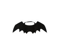 LIbgiubhy Costume d'Halloween réglable pour chien avec ailes de chauve-souris - Cape noire - Costume de festival et de cosplay