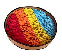 LIbgiubhy Distributeur de friandises pour chien - Jouet à mâcher rempli - Chiots dentaires - Couverture en peluche douce