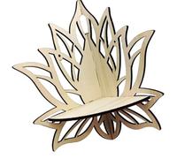 LIbgiubhy Étagère d'angle en bois creux en forme de fleur flottante pour décoration d'intérieur