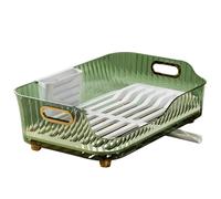 LIbgiubhy Étagère de rangement efficace pour vaisselle et couverts, table de cuisine, égouttoir pour bols, ustensiles de vaisselle, étagères de rangement